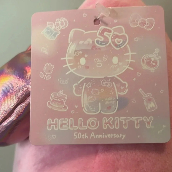 Hello Kitty & Friends - Hello Kitty 50th Anniversary Soft Toy,  -13.38”  NWT - Picture 4 of 7